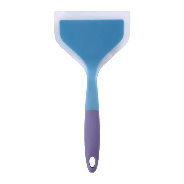 Tamagoyaki silicone spatula blue + purple