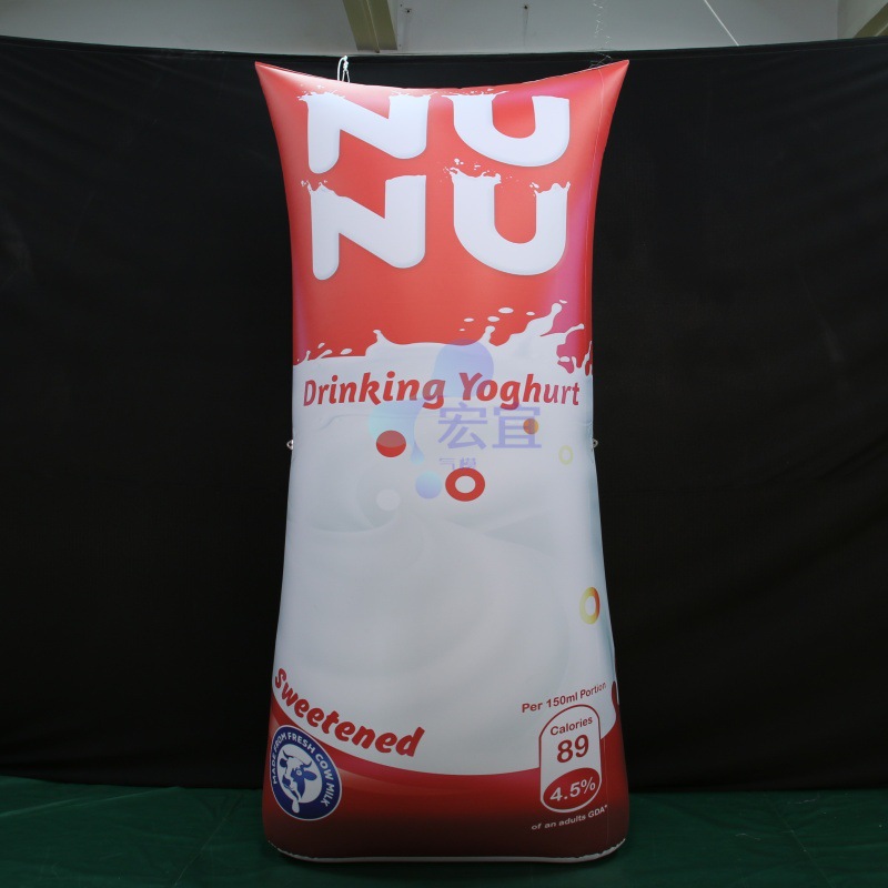 厂家直销各国货币充气模型充气饮料袋模型PVC充气模型大型广告模