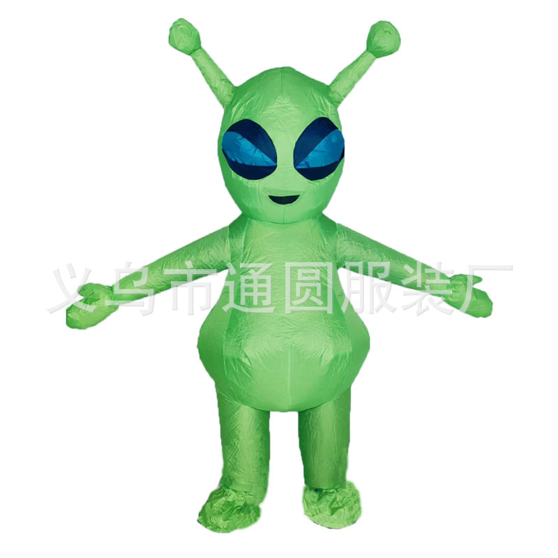 Disfraz Inflable de Mascota para Fiesta de Halloween, Disfraz de Fantasma Alienígena Montable, Edición Limitada, Exclusivo Transfronterizo