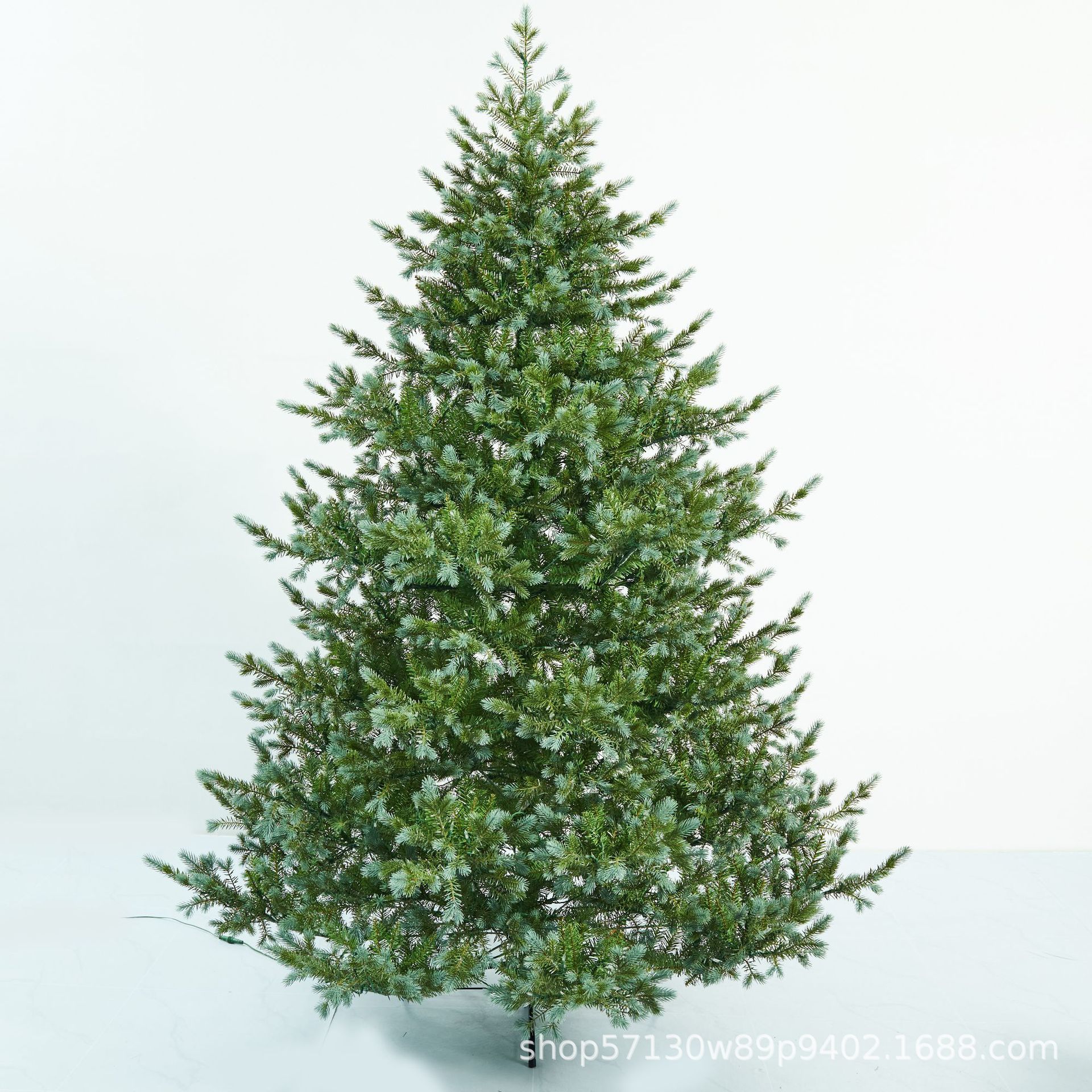 Fuente de fábrica de alta gama pe híbrido cifrado árbol de Navidad más luces personalizadas decoraciones de decoración de la sala de estar del centro comercial de Navidad