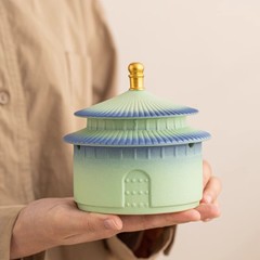 紫禁城宮殿文化新中国風セラミック香炉屋内香炉実用的な結婚式のお土産新年のギフト