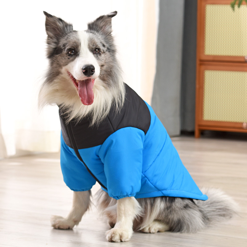 Amazon Otoño e Invierno ropa para mascotas ropa de cubo francés ropa de perro a prueba de viento engrosada perro ropa de algodón acolchado al por mayor