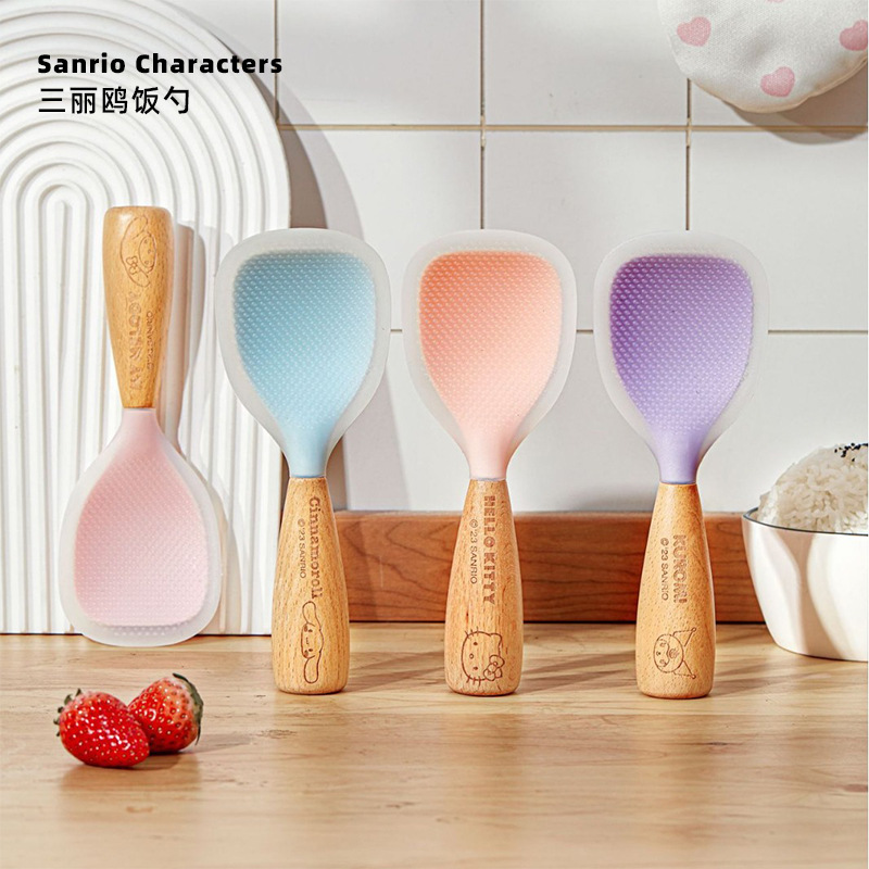 Genuine Cute Cartoon Standable Silicone Rice Spoon Food Grade High…