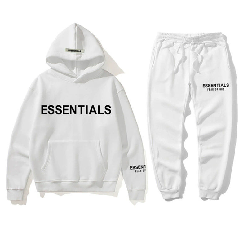 FEAR OF GOD multi-thread Essentials, хит продаж, новый костюм с капюшоном, толстовка на флисовой подкладке для мужчин и женщин W