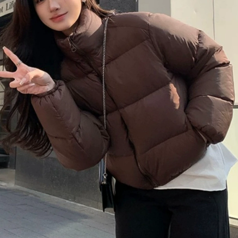 Black coffee down jacket