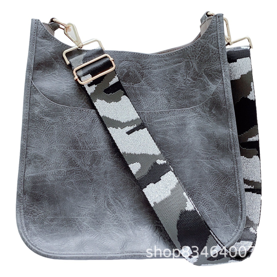 Bolso PU de color para mujer, bandolera de moda color sólido, bolso de hombro retro para viajes europeo/americano, venta transfronteriza