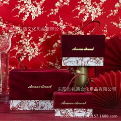 ヨーロッパのウェディングキャンディボックス、ギフトボックス、ハイエンドのリターンギフト、クリエイティブな結婚式のベルベット包装箱、ポータブル長方形ボックス