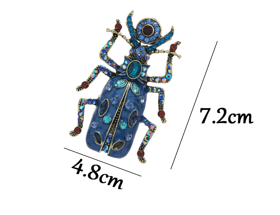 Alloy Material Retro Pin Insect Alloy Enamel Unisex Brooches