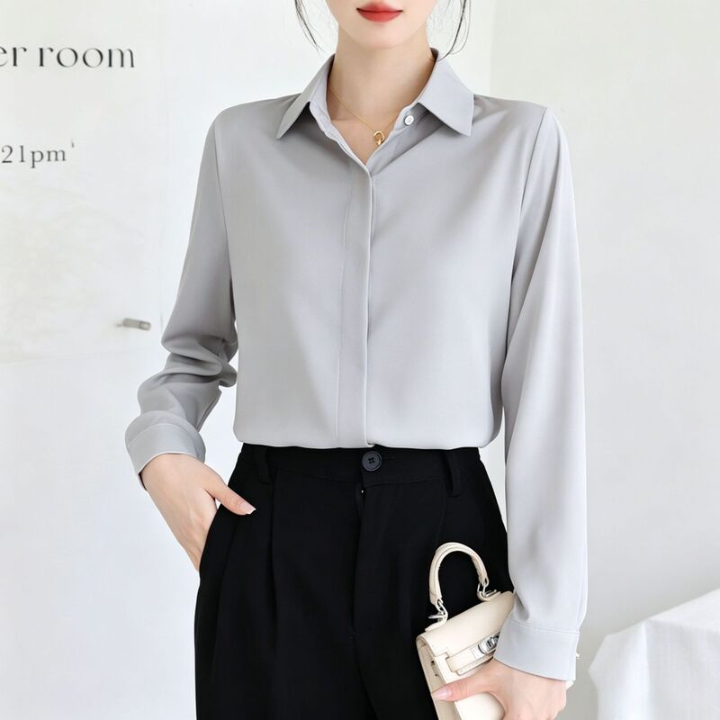 High-End Summer Shirts, Professional Workwear Blouses for Women, Formal Occasion Interview Tops, Elegant and Classy