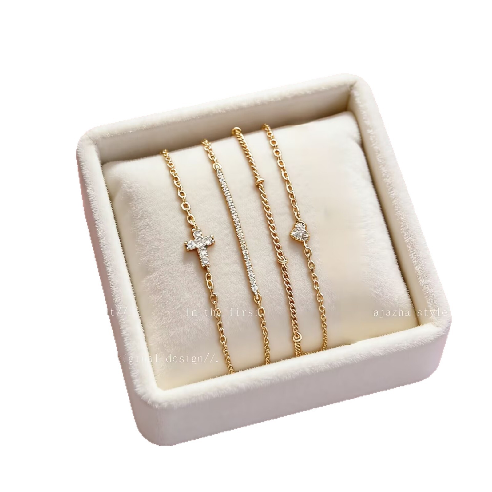 Minimalist Layered Bracelets Stackable Lightweight Jewelry_voghion.com