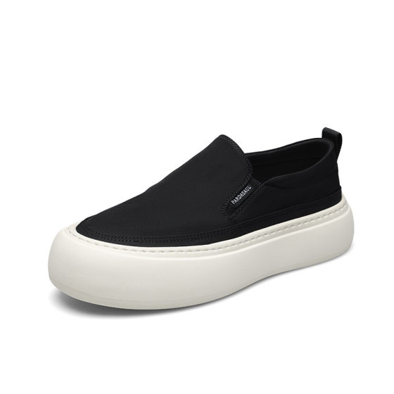 Factory Direct Supply Cloth Shoes Spring and Summer New Breathable Men's Shoes Ice Silk Cloth Casual Shoes Thick Sole Lightweight Loafers Loafers