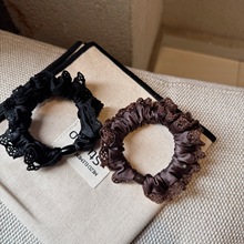 韩系蕾丝花边布艺发绳女加粗扎头发橡皮筋发圈高弹力耐用头绳头饰