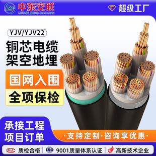 �ӹ�����0.6/1KV����YJV/YJV22�o���~10��300ƽ������ܿ���|��