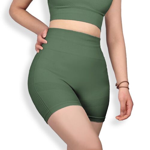 Amazon's best-selling fitness pants butt lifting yoga clothes for women seamless knitted tight high waist breathable sports fitness shorts