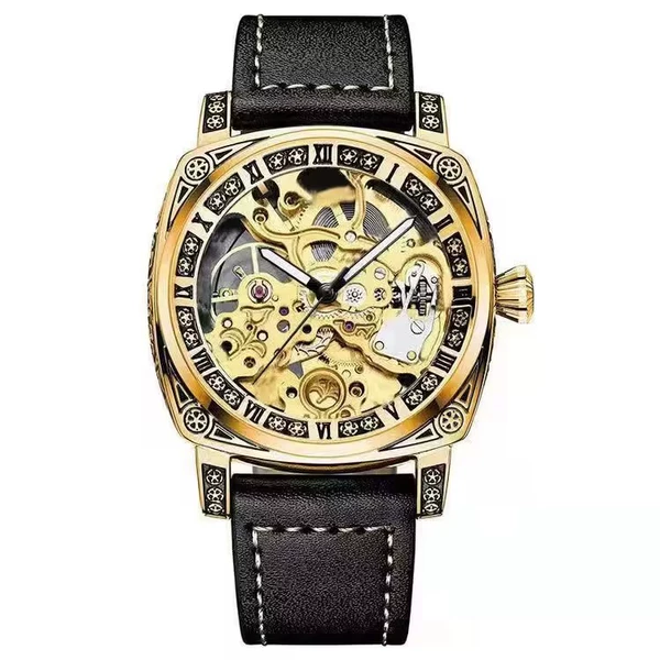 Black belt gold case gold machine (pin buckle model)