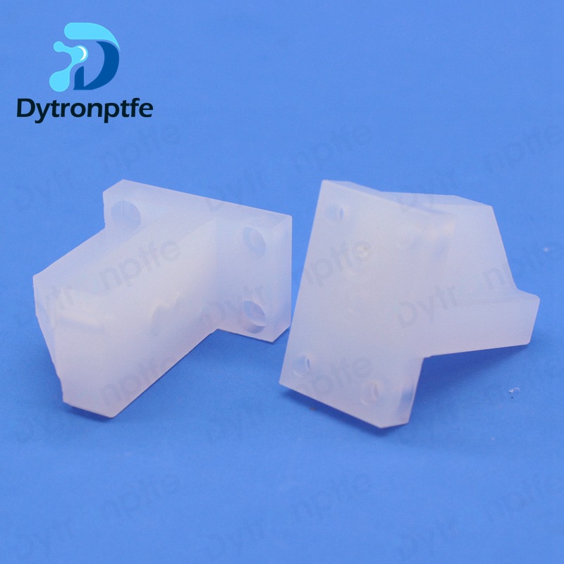 德创 聚偏氟乙烯异形件PVDF异形加工件 特氟龙轴套异形件塑料制品