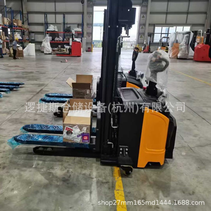 全电动堆高车站架式托盘堆垛搬运叉车升高铲车堆垛车装卸车