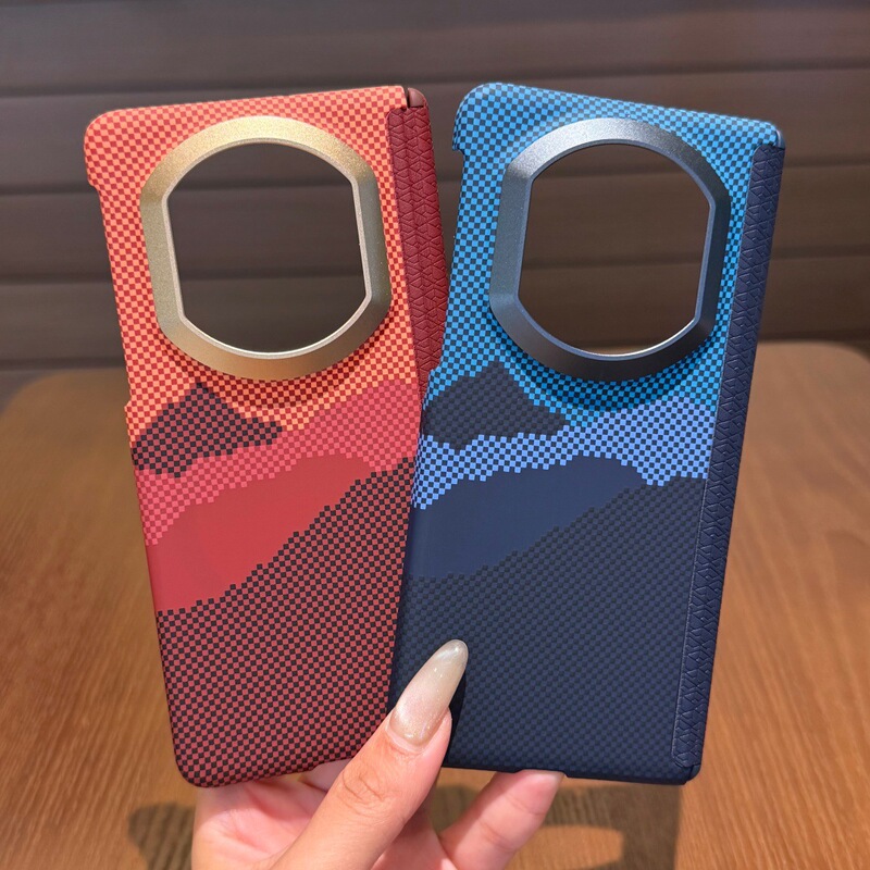 Suitable for Huawei Matex7 Collector's Edition Mobile Phone Case, Carbon Fiber Pattern Magnetic Charging X6 Anti-Fall Dual Axis Protective Cover Suitable for Huawei Matex7 Collector's Edition Mobile Phone Case, Carbon Fiber Pattern Magnetic Charging X6 Anti-Fall Dual Axis Protective Cover