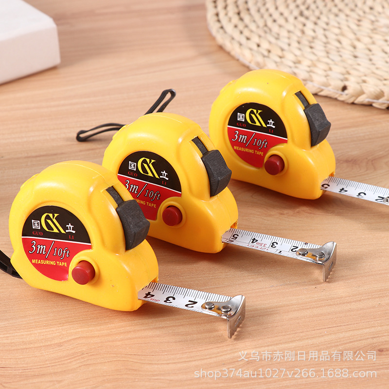 B123 不锈钢3米卷尺 三米 卷尺量具批发 厂家直供不锈钢卷尺