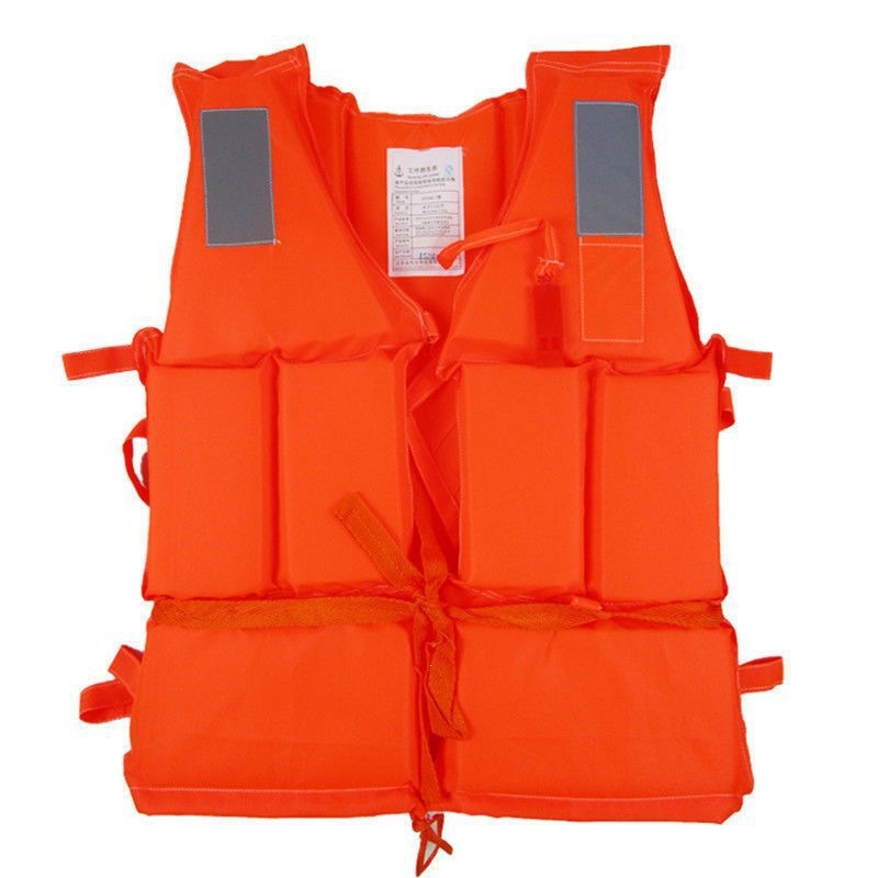 Chaleco salvavidas profesional portátil para adultos pesca buque puerto de snorkel engrosado chaleco de flotabilidad de Oxford para niños image 2