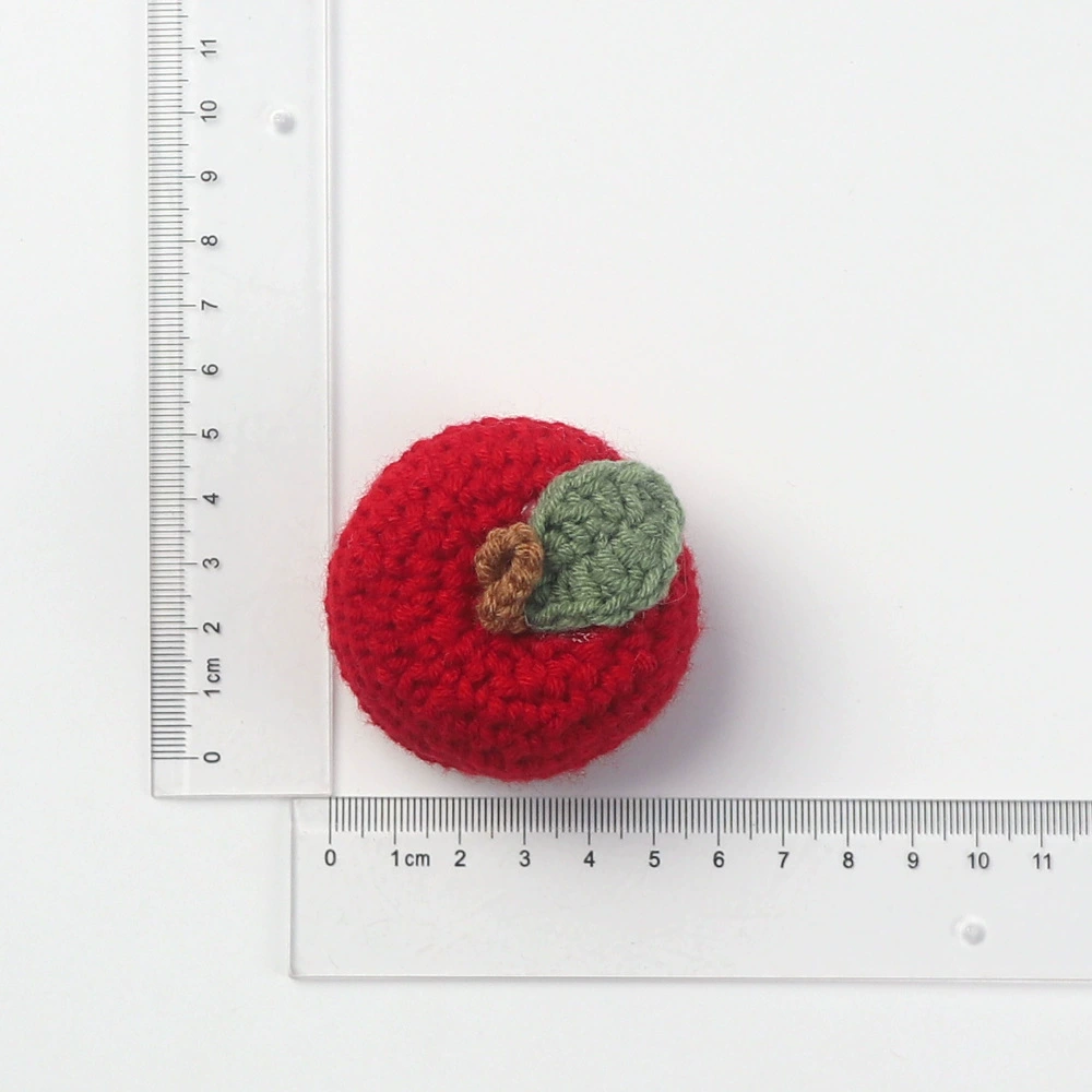 Яблоко, подвеска handmade, клубника, вязаная брелок, подсолнух, оптовая