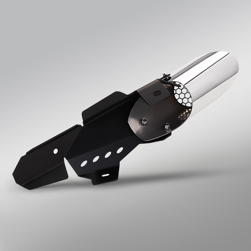 Xsr700 Mt07 R7 Stainless Steel Tail Section Muffler Exhaust Pipe with Aluminum Alloy Anti-Scald Cover 2014-2026