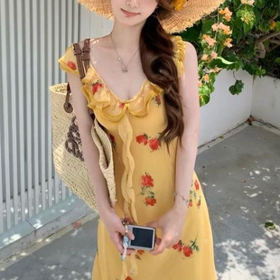 ��߅�ȼ��L���|�����^���LȹŮ�ļ��¿ʽ��Ъ�Sɫ�黨�B��ȹ��