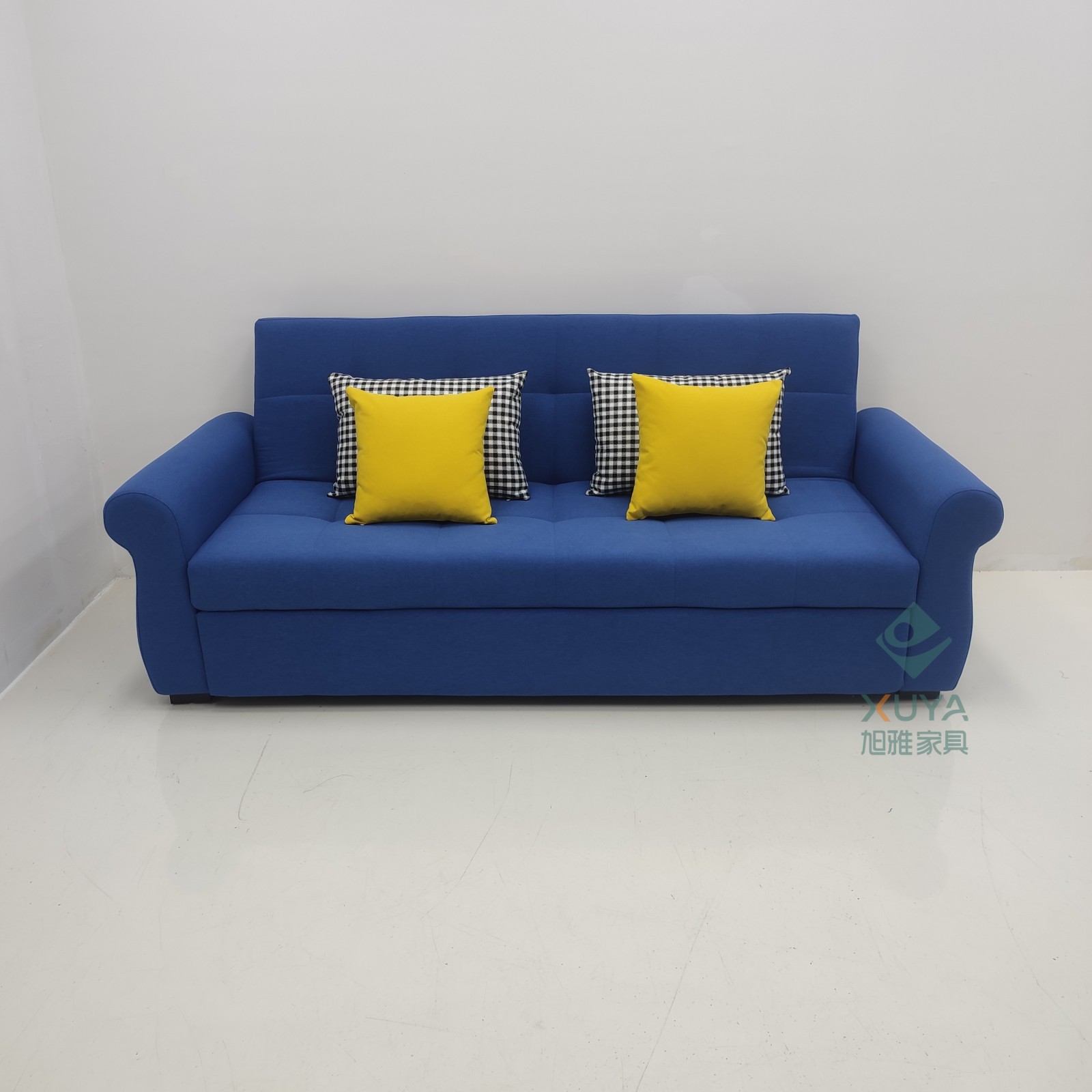 Tejido multifuncional moderno simple sofá plegable en la sala de estar dormitorio 1 apartamento pequeño tipo cama de peinado image 5