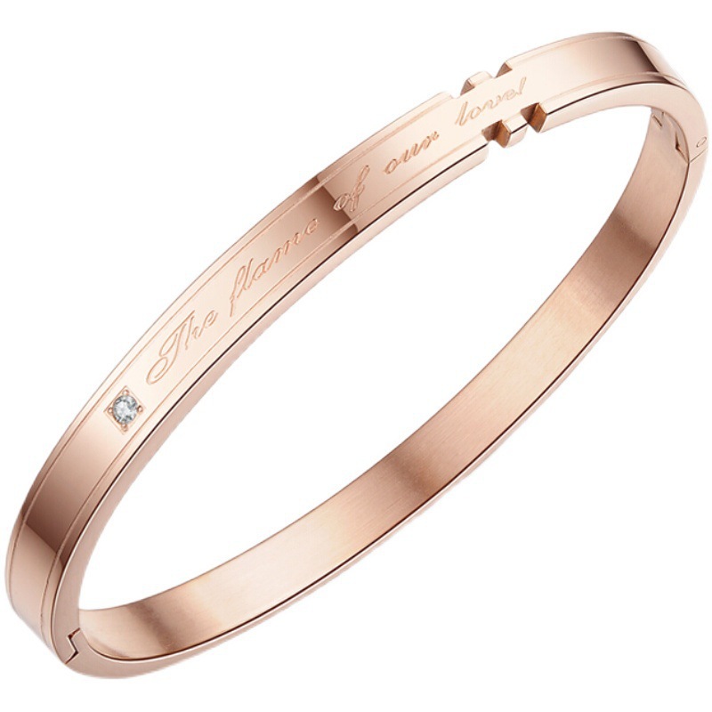 Bracciali di coppia alla moda per uomo e donna in acciaio_voghion.com