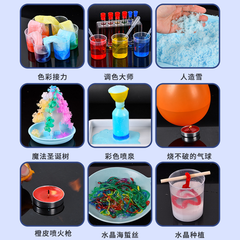 Juego de experimentos científicos para niños, juguetes, estudiantes de primaria, inventos divertidos, pequeños experimentos científicos de bricolaje, materiales prácticos