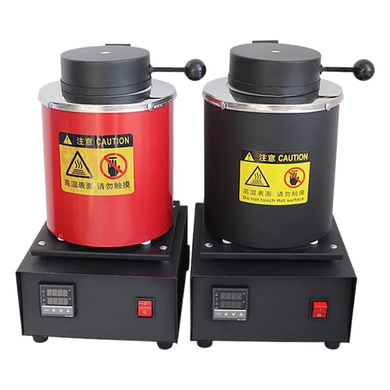 Плавильная печь Малая тигельная плавильная печь Сетка Портативная литейная машина Золото Серебро Медь Алюминий Высокотемпературное устойчивое Бытовое плавильное оборудование