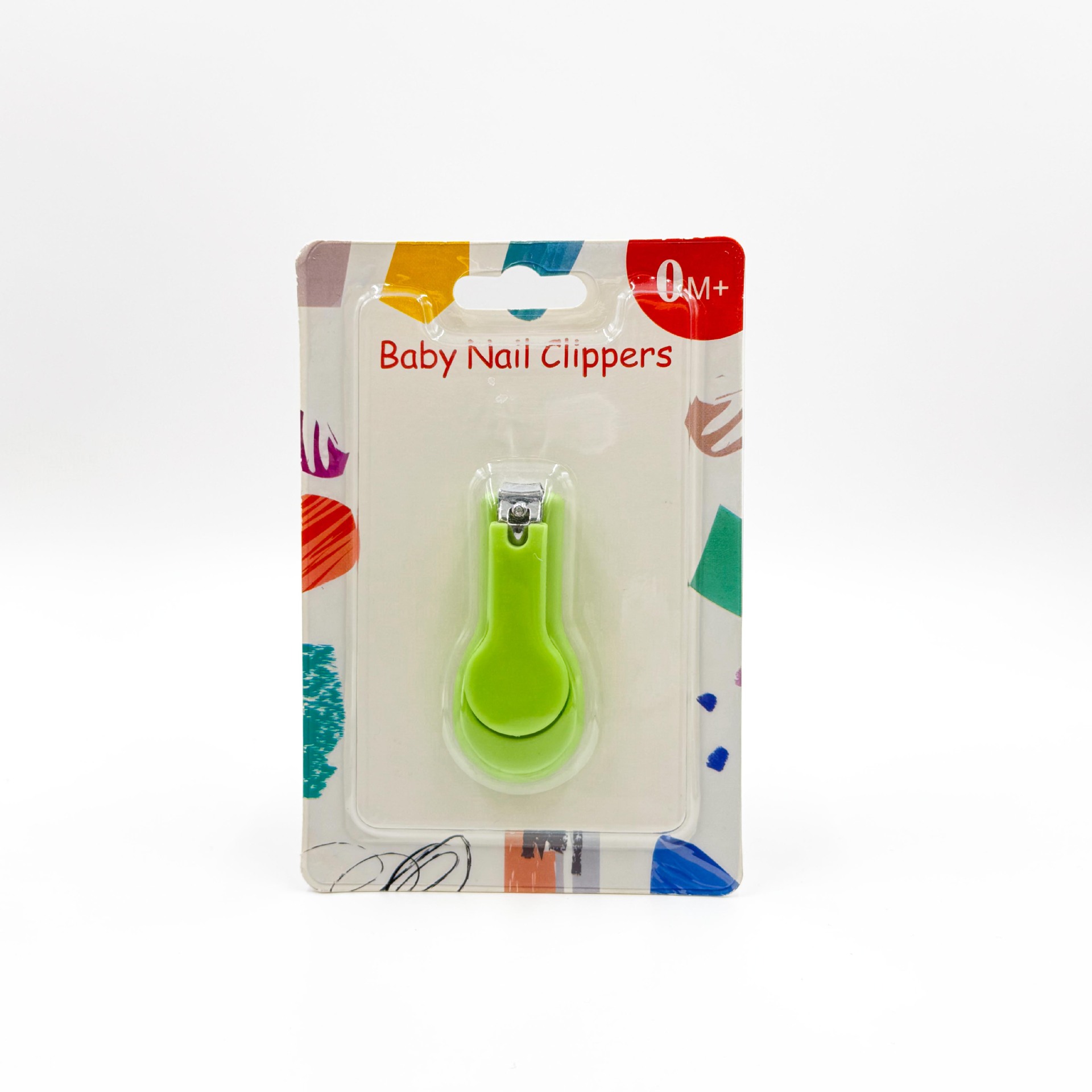 Inglés tarjeta bebé cortaúñas bebé cuidado de las uñas tijeras recién nacido