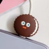Round brown biscuits