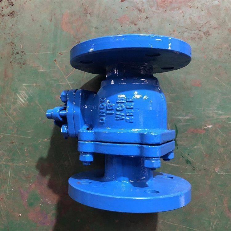 厂家供应Q41J-16C DN400法兰衬胶球阀 铸钢衬胶球阀