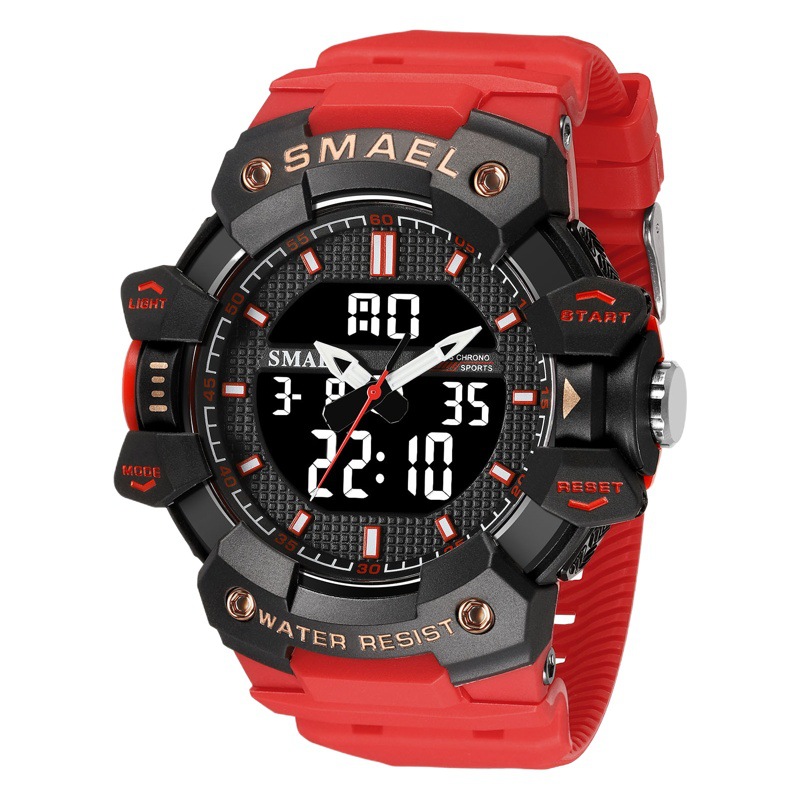 Smel 8080 juventud deportes reloj electrónico personalizado luminoso temporización reloj de alarma contraste color