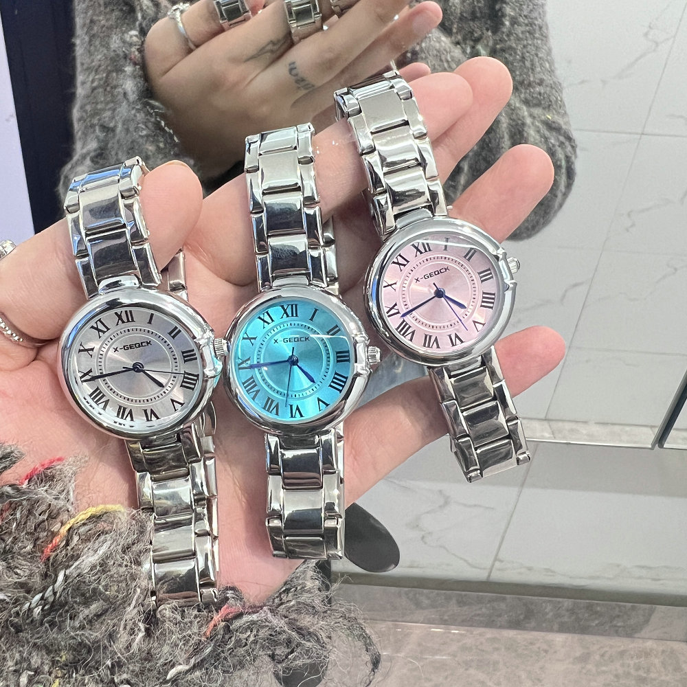 Niche Watch New Light Luxury Roman Scale High-End Simple Watch Quartz Watch Cross-Border Women's Watch