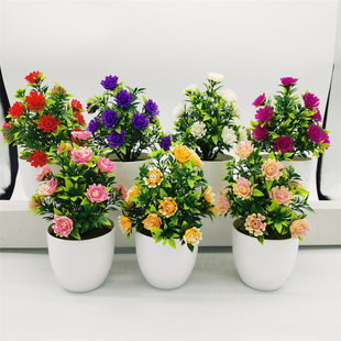 Realistic plastic flowerpot for home use for living room, decorations