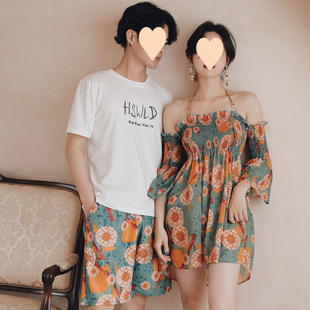 Couple Swimsuit Couple Style Sexy Bikini Seaside Beach Style Vacation Swimsuit Honeymoon Swimsuit Suit