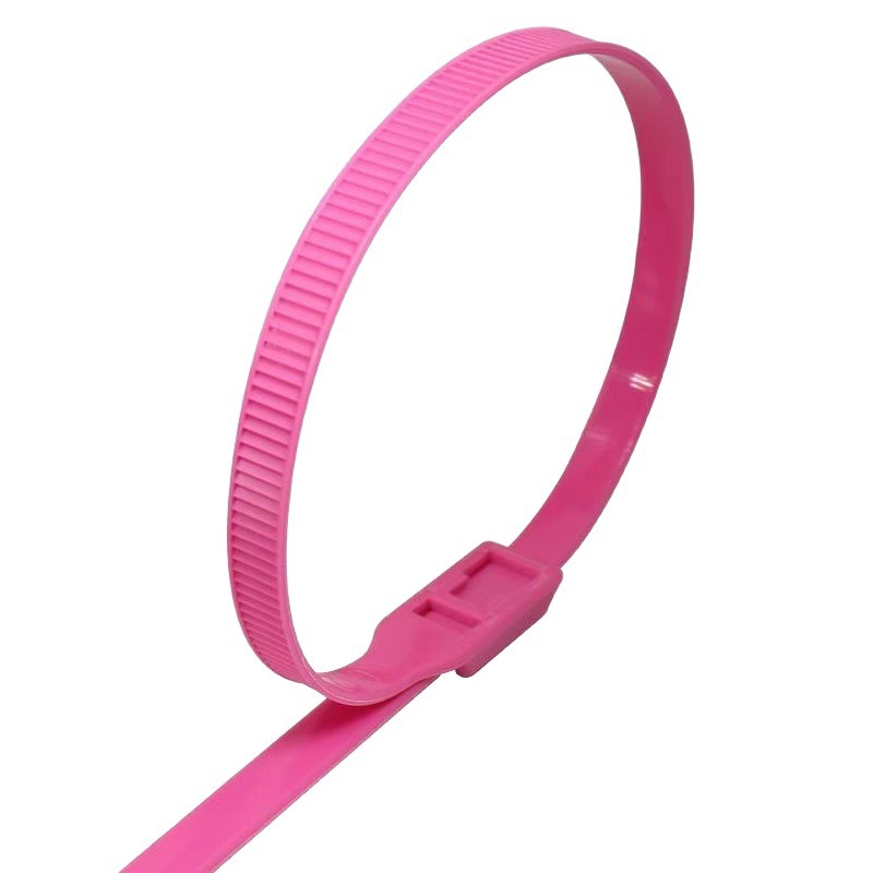 Coloridas Bridas de Nylon Planas Tipo Hebilla de 8x350mm y 8x400mm para Parques Infantiles y Áreas de Juego