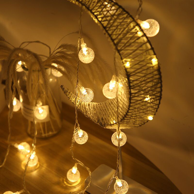 Cross-border LED large water drop string lights, outdoor camping waterproof decoration solar water drop light strings