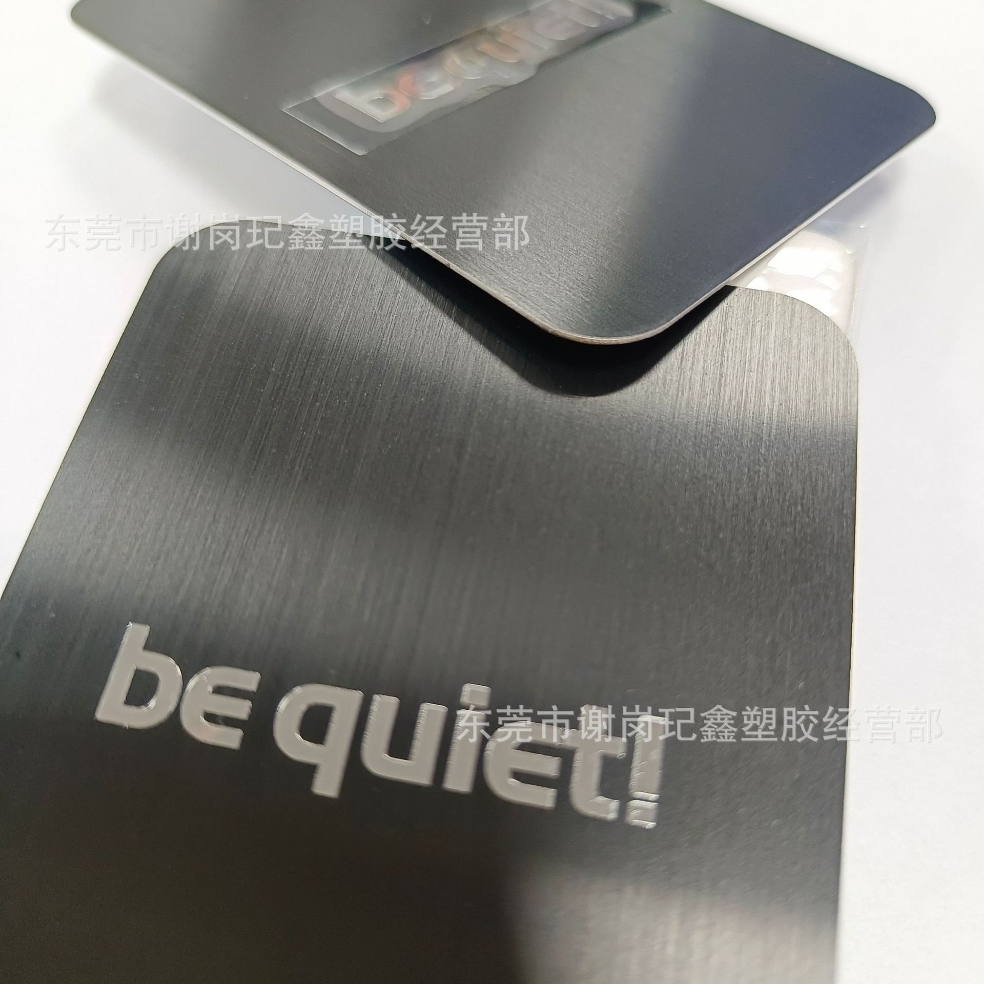 阳极氧化铝质拉丝标牌铝铭牌表面贴镀镍分体标贴膜金属片