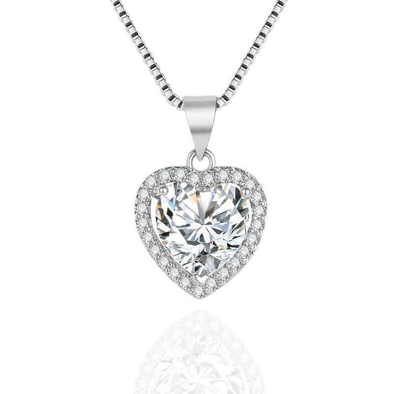 Collier d'amour X64 3 carats [avec chaîne croisée]