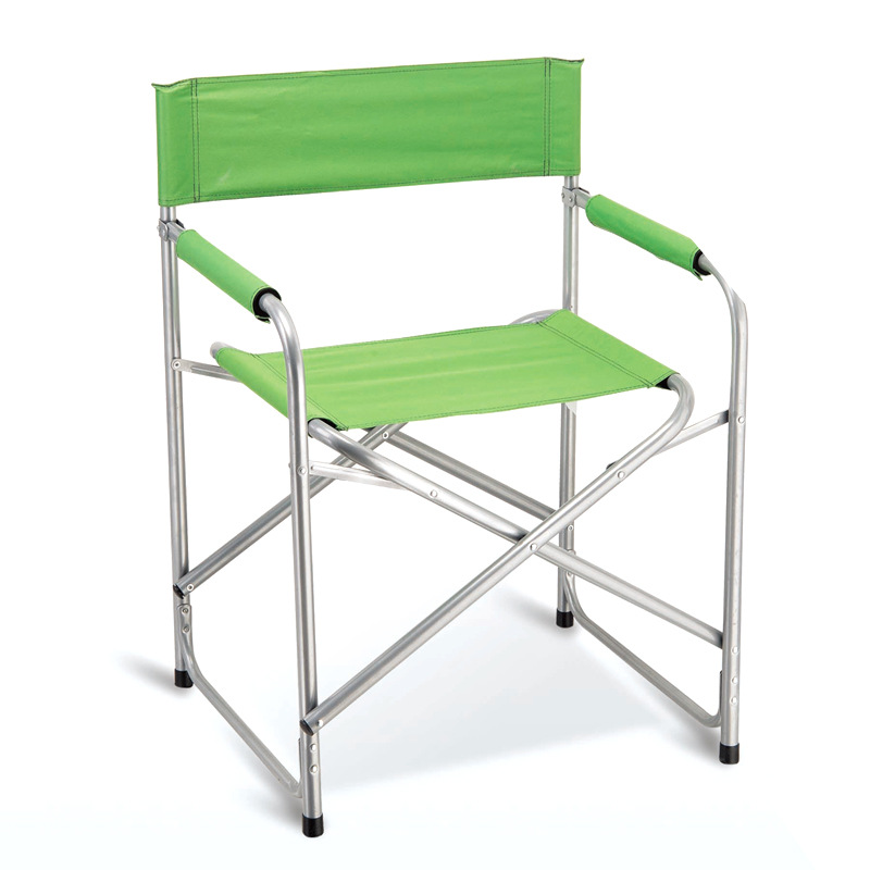[Daxuan Outdoor] Silla de director de campamento de aleación de aluminio plegable, silla de campamento, respaldo ligero, taburete de pesca