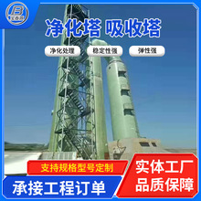 厂家玻璃钢净化塔吸收塔废气处理设备洗涤塔脱硝塔净化跨境热销
