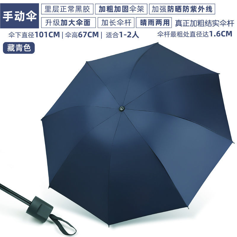 【手動】太めモデル-/8骨UVモデルダークブルー