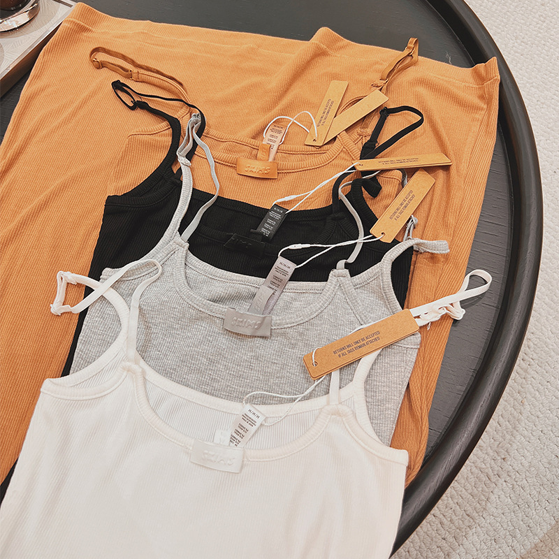 Kaosan Same Style Skims European and American Designer Women's Dress Spaghetti Strap Dress Slim Fit Bodycon Long Dress Slimming New Style