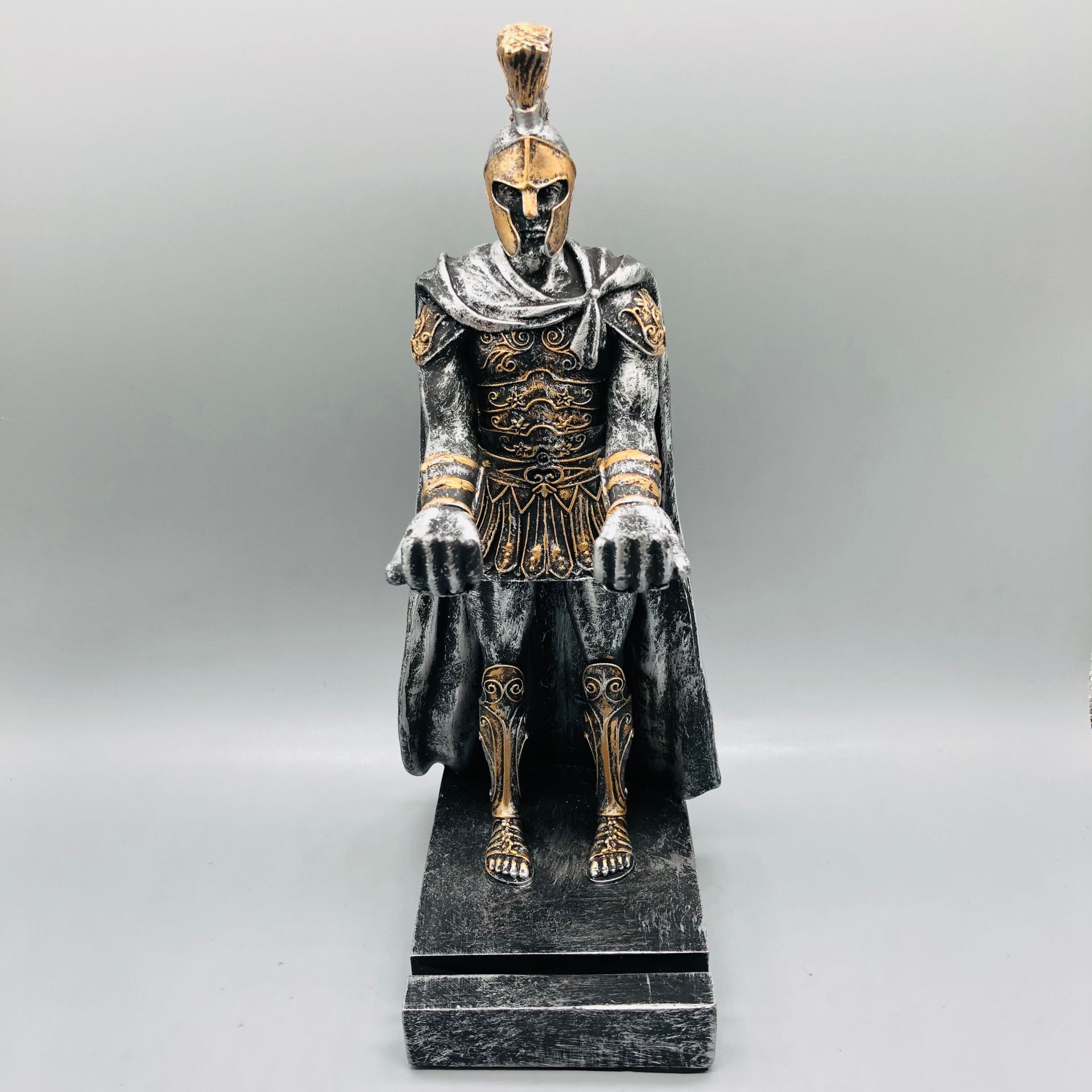 Caballero ejecutivo romano Guerrero titular de la pluma titular del teléfono móvil titular de la pluma juego creativo mango soporte PENHOLDER