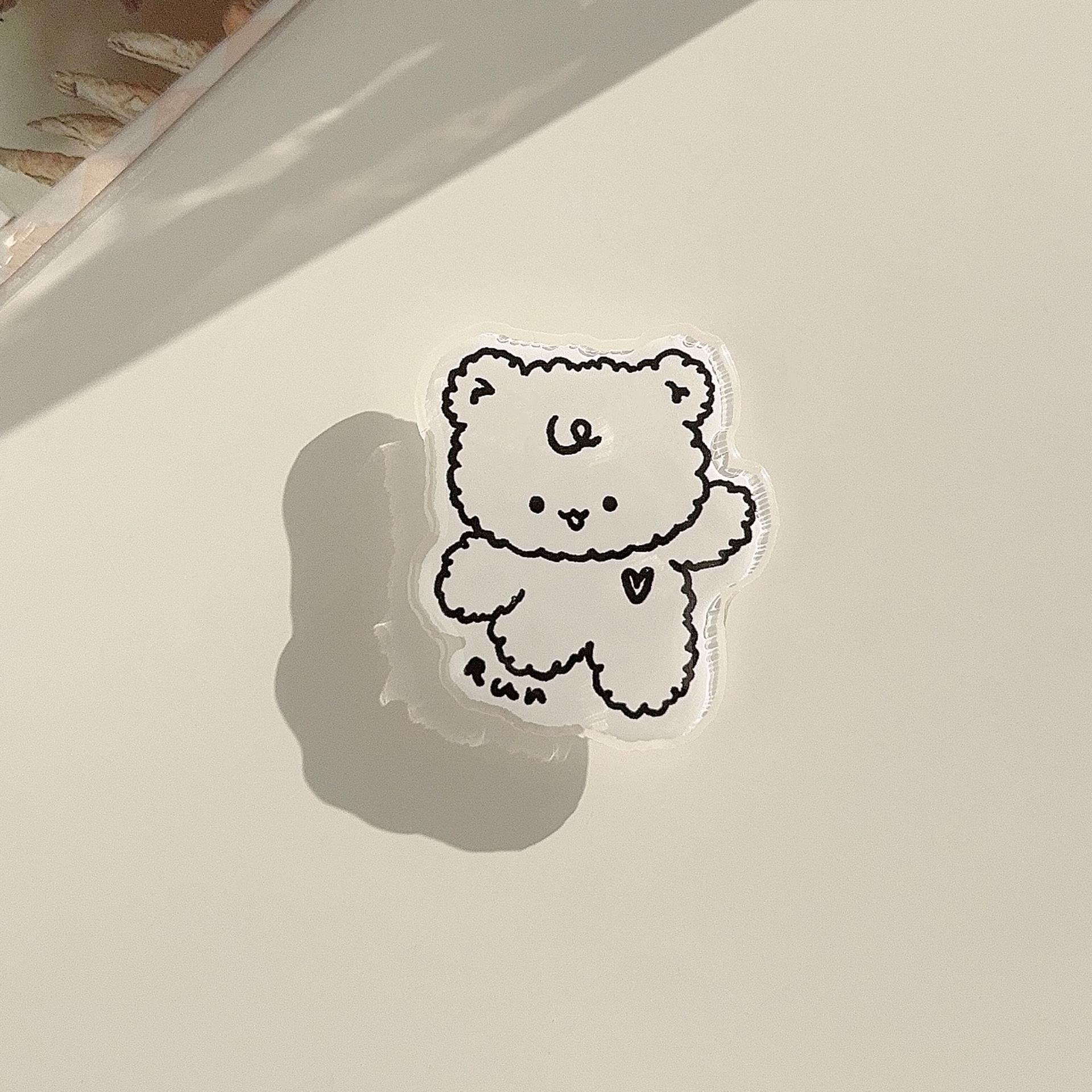 韓系ins犬熊スタンドアニメ伸縮折り畳みかわいい動物はリンゴ華為怠け者スタンドを適用する