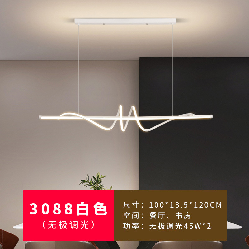 Candelabro de restaurante Lámpara de Zhongshan de lujo ligero, diseño minimalista moderno, comedor, bar, isla, mesa de comedor, lámpara, nuevo 2025