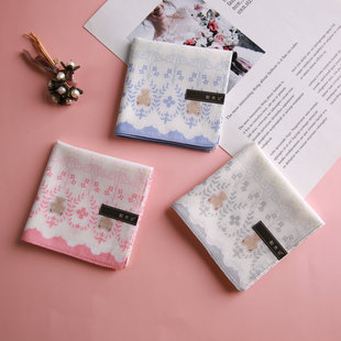 Wagi Wipe Sweat 80 Cotton Old-fashioned Handkerchief Handkerchief Handkerchief for Women